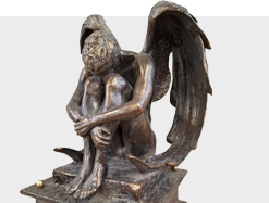 Angel cremation urns for ashes