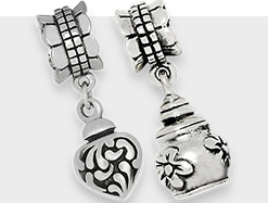 Silver ash charms | ashes beads