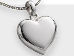 Silver cremation ashes pendants