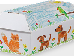 Pet coffins and caskets