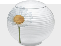 Porcelain cremation ashes urns