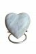 Heart shaped mini urn 'Elegance' marble look (stand included)
