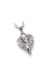Ash pendant ‘Together beneath angel wings’ for the ashes of two loved ones
