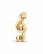 Ash pendant 'G-key' gold