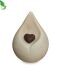 Biodegradable cremation ashes urn 'Teardrop with heart'