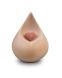 Biodegradable cremation ashes urn 'Teardrop with heart'