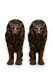 Two Lions bronze memorial sculptures - limited availability
