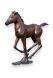 Walking foal bronze memorial statue - limited availability