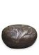 Bronze funeral Urn 'Arum flowers'