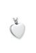 Stainless steel ash pendant 'Heart'