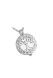 Stainless steel cremation ashes pendant 'Tree of life'