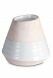 Porcelain urn for ashes 'Maya' | Coral pink relief