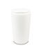 Alder wood urn - finished in an elegant white