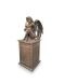 Urn for ashes ‘Angel of Reflection’ on pedestal in various colours
