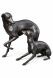 Sighthounds bronze memorial sculpture ‘Eternal Companions’ - limited availability