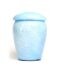 Glass cremation urn