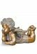 Memorial Statue of Angel, Lying – 3D, freestanding, dowel on the bottom