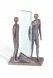 Grave Sculpture 'Separation' – Grave Decoration – 3D, freestanding, dowel on the bottom