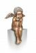 Memorial Statue of Angel, Sitting – 3D, freestanding, dowel on the bottom