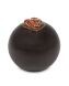 Handmade ceramic mini urn 'Emocion' - brown