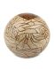 Handmade ceramic urn 'Ares' - beige