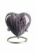 Heart shaped mini urn 'Elegance' granite look (stand included)