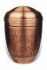 Copper cremation urn