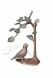 Memorial Statue of Bird under Tree – 3D, freestanding, dowel on the bottom