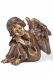Memorial Statue of Sitting Angel – 3D, freestanding, dowel on the bottom