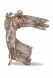 Grave Sculpture of Angel with Trumpet in Various Sizes – 3D, freestanding, dowel on the bottom