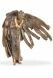Grave Sculpture of Mourning Angel – 3D, freestanding, dowel on the bottom
