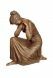 Grave Sculpture of Grieving Woman – Limited Edition, 3D, freestanding, dowel on the bottom