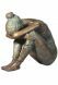 Grave Sculpture of Mourning Woman – Limited Edition, 3D, freestanding, dowel on the bottom