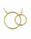 Symbol necklace 'Togetherness' 14ct yellow gold