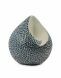 Handmade Ceramic Teardrop Urn 'Ohm' – Green-Blue