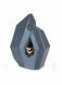 Ceramic cremation ashes urn with golden heart