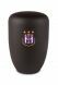 Steel Football Urn with Personal Club Logo – Black