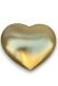 Wooden Urn for Ashes 'Heart of Gold'
