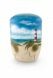 Water cremation urn 'Beach view of lighthouse' for burial at sea