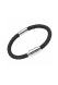 Ash holder braided leather bracelet for men