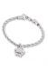 Cremation ash bracelet 'Star' with zirconia