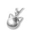 Pet cremation ashes pendant Silver (925) 'Cat'