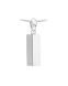 Ash pendant 925 silver 'Rectangular tube'