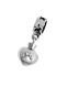 Silver ashes charm 'Cat pawprint' for Pandora bracelet