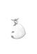 Stainless steel ash pendant 'Heart'