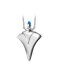 Ash jewel silver with Lapis Lazuli