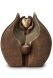 Candle holder duo/companion funeral urn 'Hidden Love'