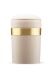 Wooden Urn for Ashes 'Speranza' natural lime with golden band