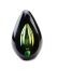 Crystal glass keepsake urn 'Drop'
