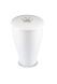 Pet urn with paw print white